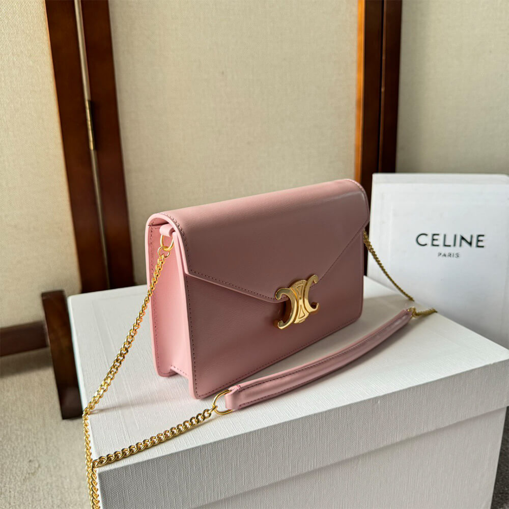WALLET ON CHAIN MARGO in Shiny calfskin(HIGH-END GRADE)